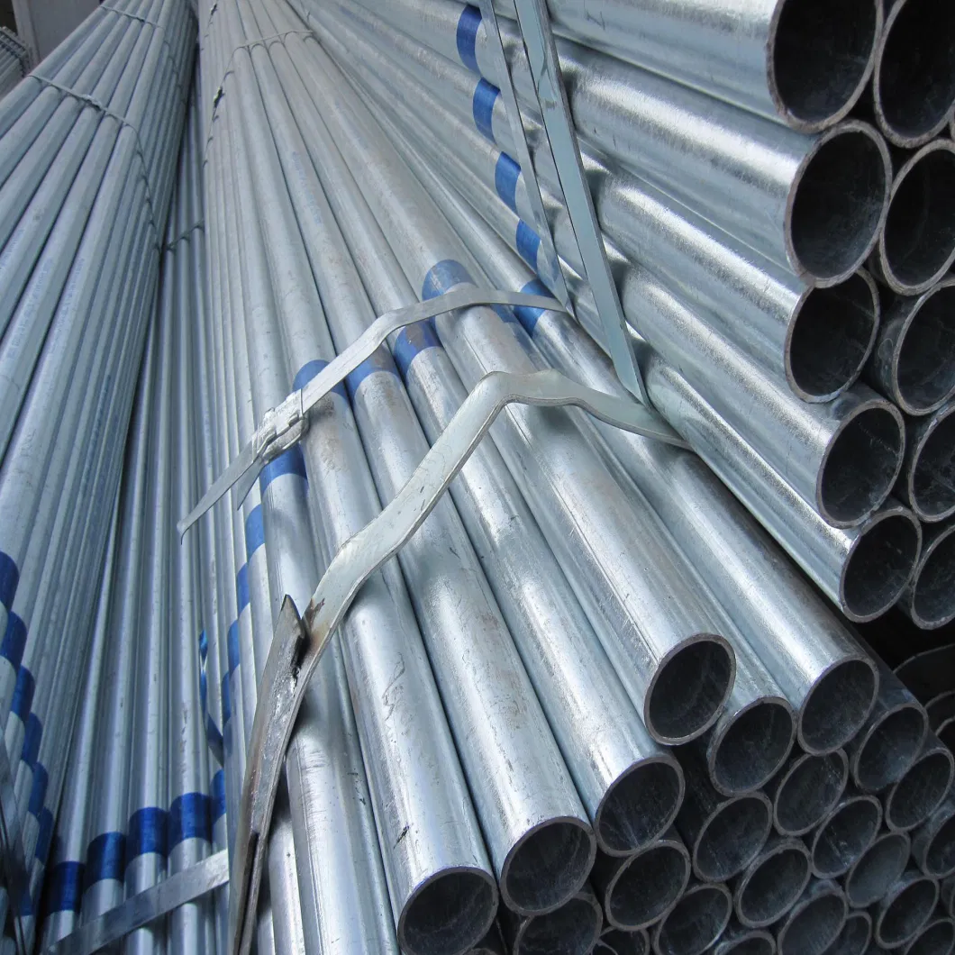 ASME SA106 ASTM A36 AISI 1020 DN100 En125 Galvanized Steel Pipe for Low Pressure Liquid Delivery