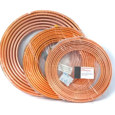 C10100 C10200 C11000 el 99,9% Puro de tubo de cobre / Fabricantes de tubos de cobre Tubo de cobre de refrigeración de los precios AC Tubo de cobre para acondicionadores de aire