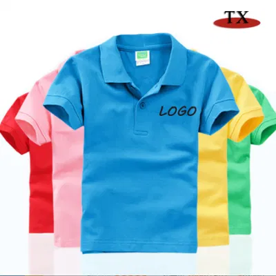  Los niños de alta calidad T-Shirt de Blusa y vestido de camisas de polo