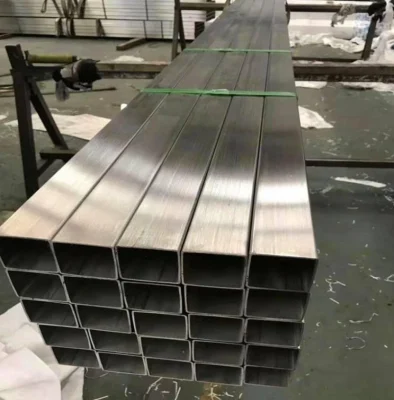 Acero al carbono suave inoxidable aluminio Cobre latón aleación de Monel de Inconel Tubo de tubería rectangular y cuadrada de acero