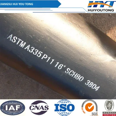 ASTM A335 P1 P2 P5 P9 P11 P12 P15 P21 P22 P23 P91 P92 aleación de acero ferrítico sin costuras resistente a altas temperaturas Tubo