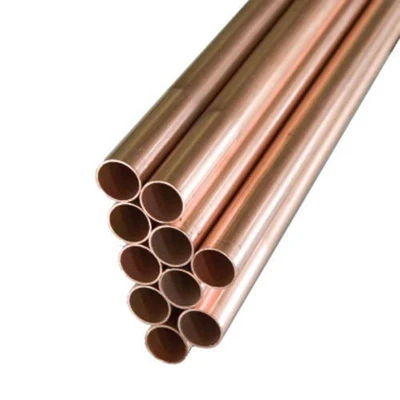 China ASTM Tubos de cobre de forma redonda capilar Acondicionador de aire de refrigeración Tubos de cobre