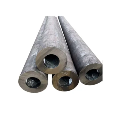 China Fabricante materiales de construcción tubo de gas aleación de carbono grietas de petróleo Tubería de acero para tubos de horno intercambiador de calor 20# 15CrMo 12crmo Tubo sin costuras