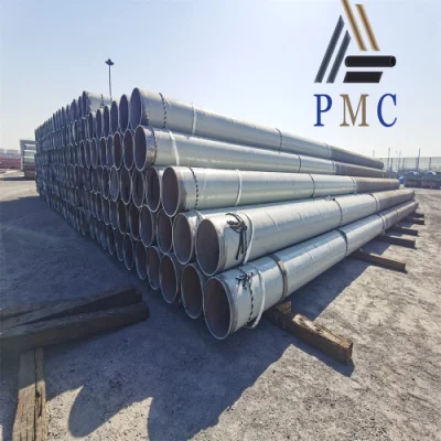  API 5L Psl1/2/ASTM A53/A106 Gr.B/JIS DIN/A179/A192/A333 X42/X52/X56/X60/65 X70 Acero inoxidable/Negro/galvanizado/Cuadrado redondo Tubo de acero al carbono ranurado sin costuras/soldado