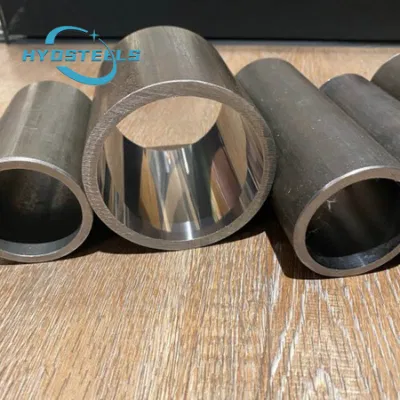 Tubo de rectificado de cilindro hidráulico sin costuras de acero al carbono extraído en frío