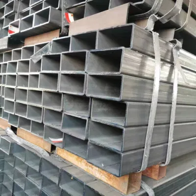 Alta calidad ASTM A35 Especificaciones del material Precio por Kg de carbono Q235 tubo de metal cuadrado tubo de acero cuadrado acanalado galvanizado