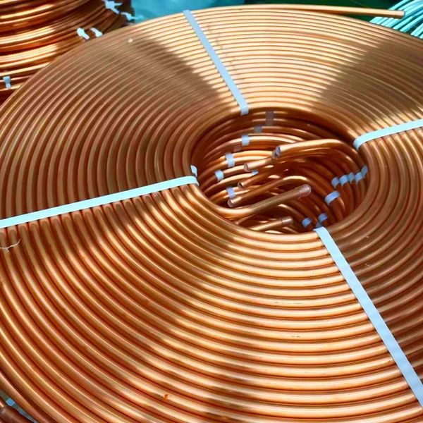 Super Manufacturer 1/4 5/8 Inch Type K L M Air Conditioner Pancake Coil Copper Tubing 6.35*0.7mm Copper Tube/Brass Pipe Tube for Air Conditioner