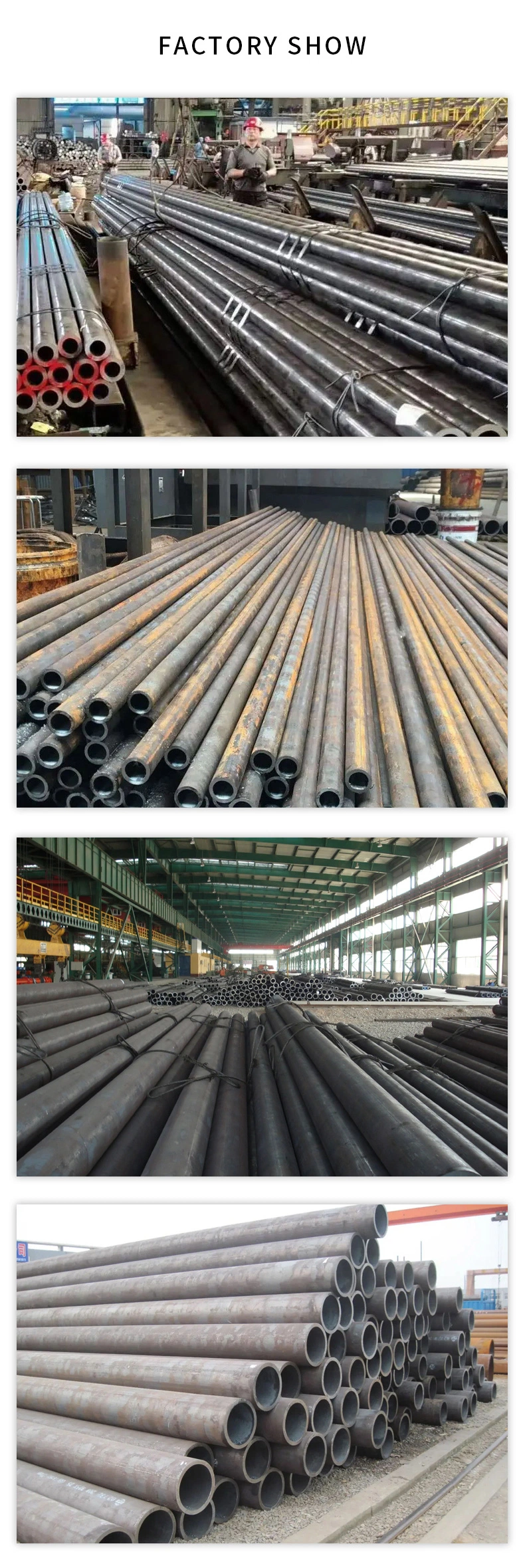 ASTM Q195 Q235 Seamless Steel Pipes China Manufacture Carbon Steel Tubes