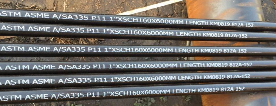 ASTM A335 P5 P9 P11 P12 P22 Alloy Steel Seamless Pipe Alloy Tube in Stocks Fast Delivery Time