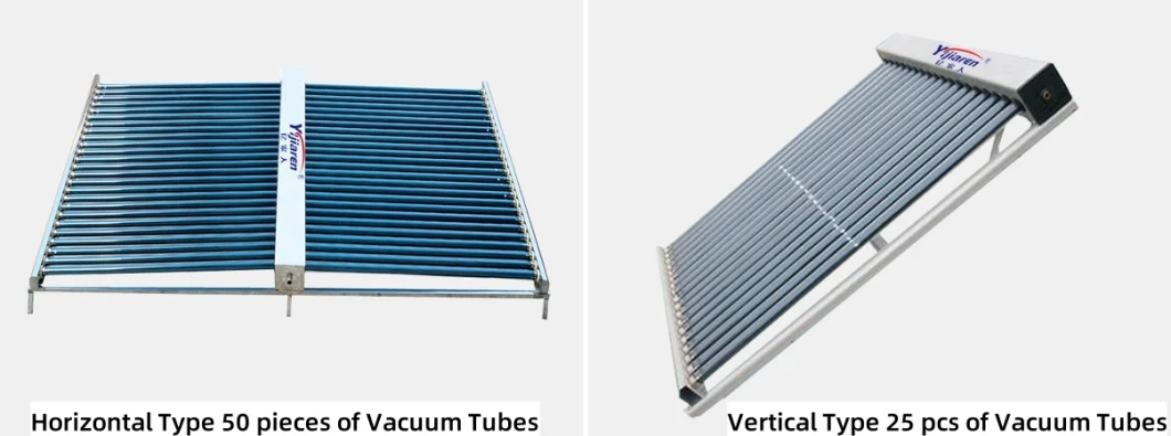 China Commercial Use Vacuum Tube Non Pressure Solar Power Water Heater