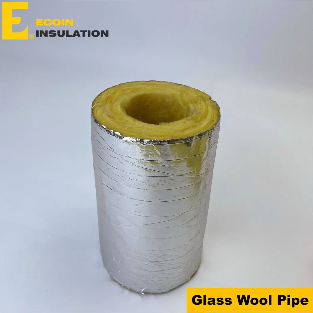 High Temperature Boiler Insulation Material Glass Wool Pipes Price