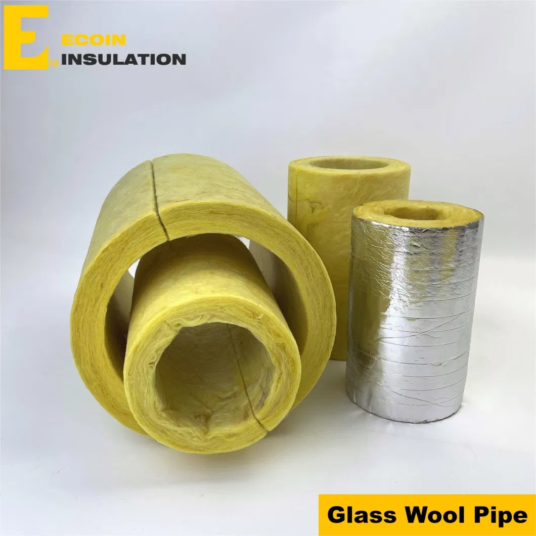 High Temperature Boiler Insulation Material Glass Wool Pipes Price