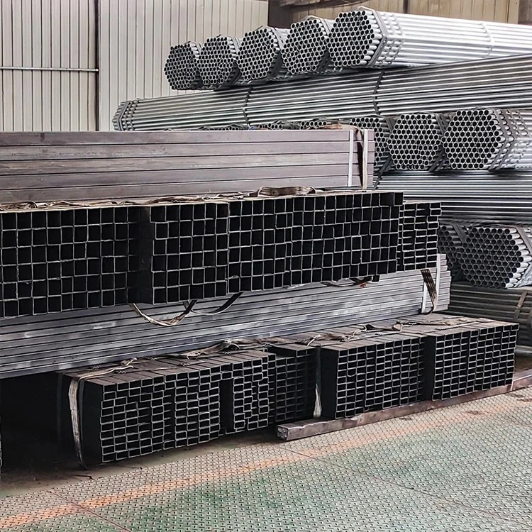 Carbon Black Welded Rectangular Square Steel Pipe Tube Carbon Steel Pipes