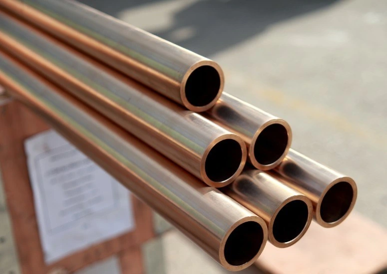 Mirror Polished Small Copper Capillary Straight Pipe