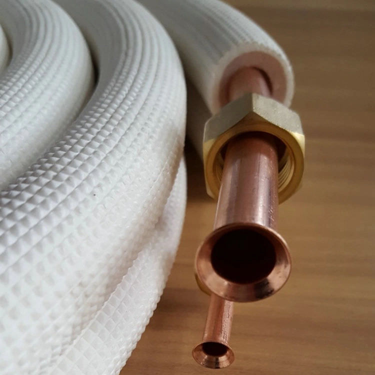 PE Insulated Copper Tube 15mm 3/8 5/8 Import Copper Pipe for AC