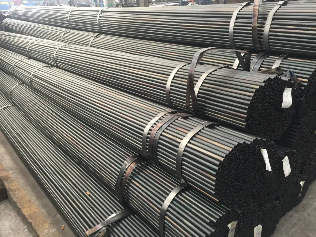 Factory Q235 Wholesale Black Round Carbon ERW Welded Steel Pipe