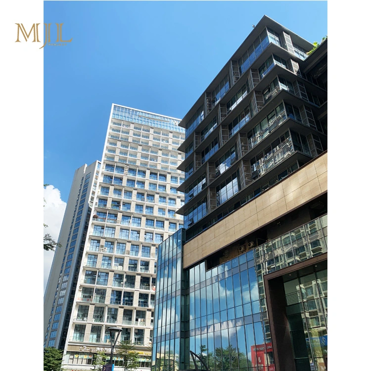 Luxury High-Rise Seamless Glass Facades Price Lowe Reflective Modern Glass Wall System