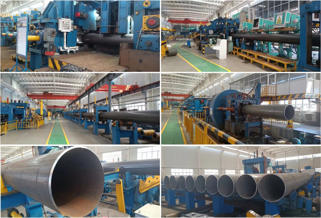 Hot Rolled Oil/Gas Smls Pipeline ASTM A106/A53 API 5L Grade B X52 X56 Seamless Pipeline Steel Pipe Sch40 Sch80 Sch160 Gas and Oil Tube