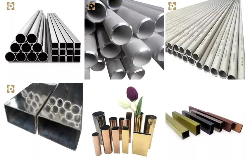 ASTM 201 202 310S 309S 304 316 2205 2207 Welded Seamless Polished Aluminum/Galvanized/Carbon/Stainless Steel Pipe for Decorative