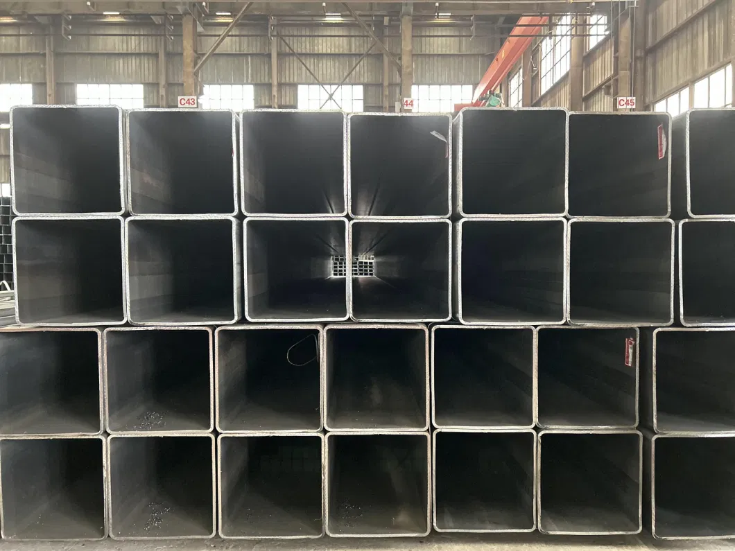 Carbon Black Welded Rectangular Square Steel Pipe Tube Carbon Steel Pipes