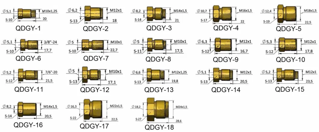 Auto Brake Line Tubing Kit Replacement Brass Plated Alloy Seamless Welded Pipe Oil Pipe Diameter 3/16&quot; with Pipe Fittings