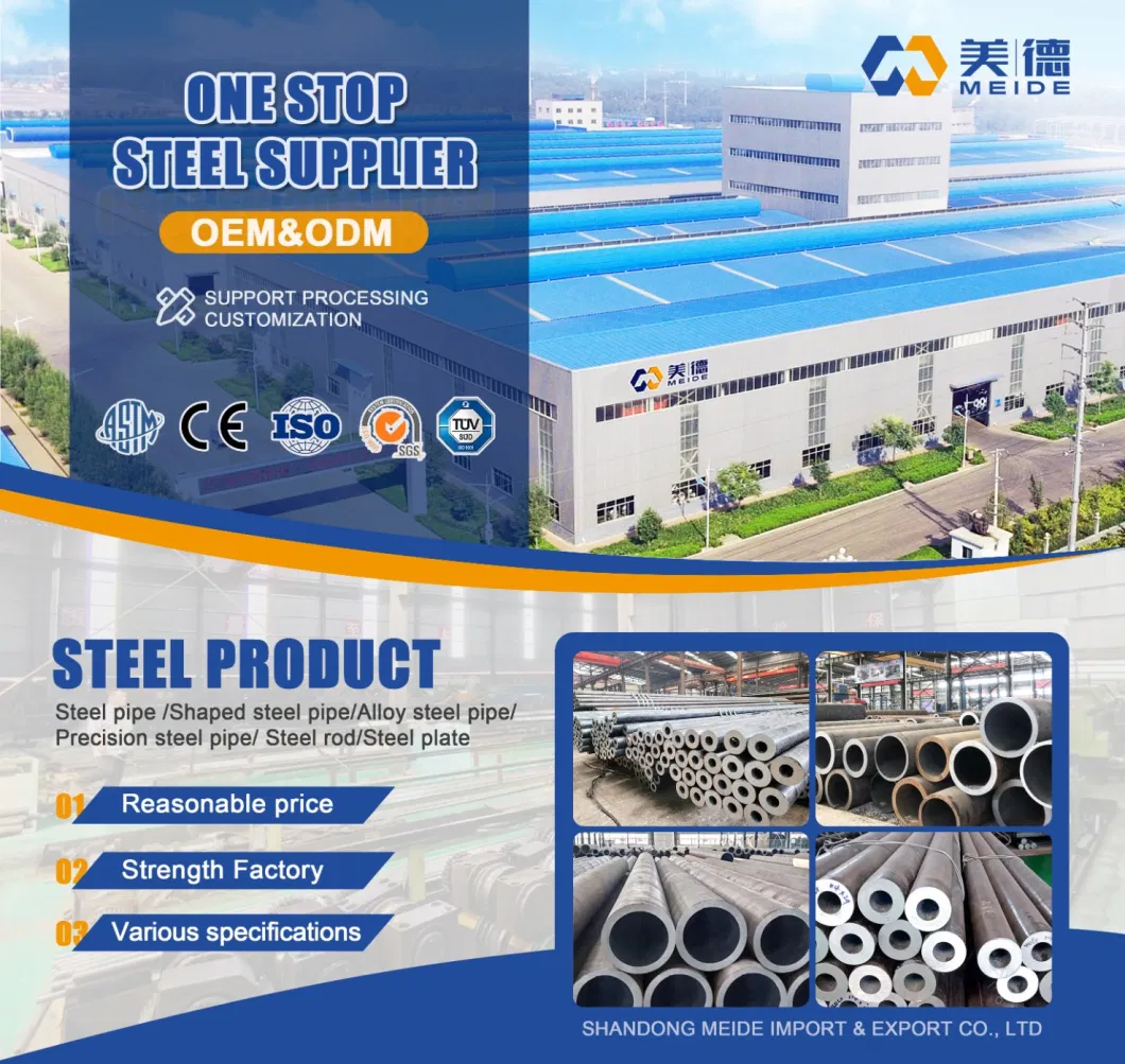 Tube Pipe for Construction Alloy Steel Cold Drawn Seamless Steel 34CrMo4 1.7220 4135 15crmov 35crmov 45crmo 4140 Price Pipe Round GB