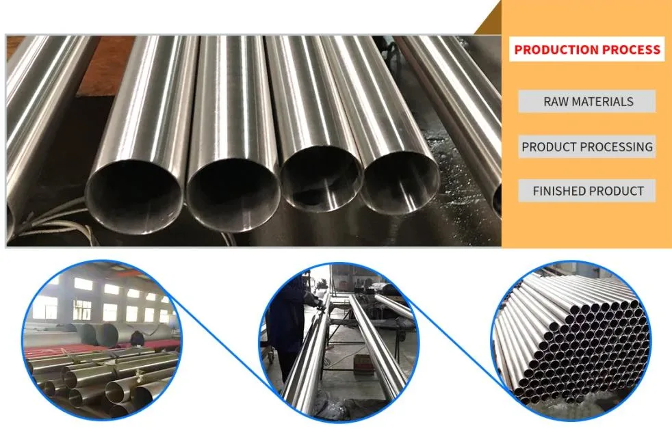 China Factory Price ASTM AISI Welded Seamless Alloy/Precision ERW/Black/Oiled/Round/Square 201 304 316 316L 321 Stainless Steel Tube/Pipe