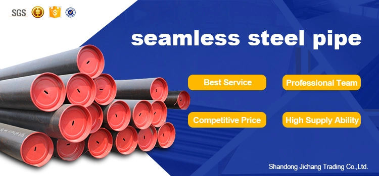 ASTM A53 A106 Seamless Tubes Ms Steel Pipe for Construction Materials