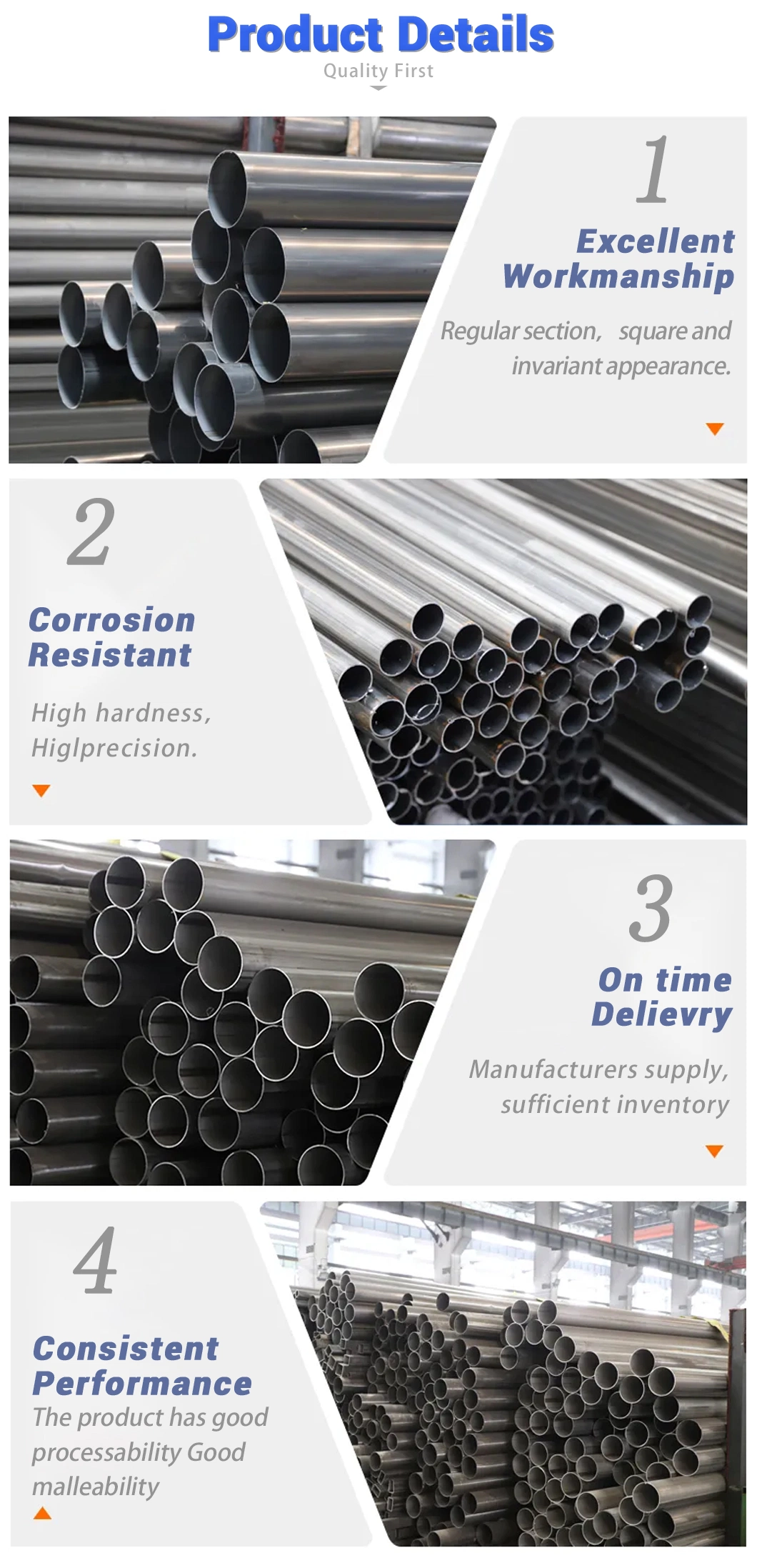 U Bend Stainless Seamless Steel Pipe for Heat Exchanger