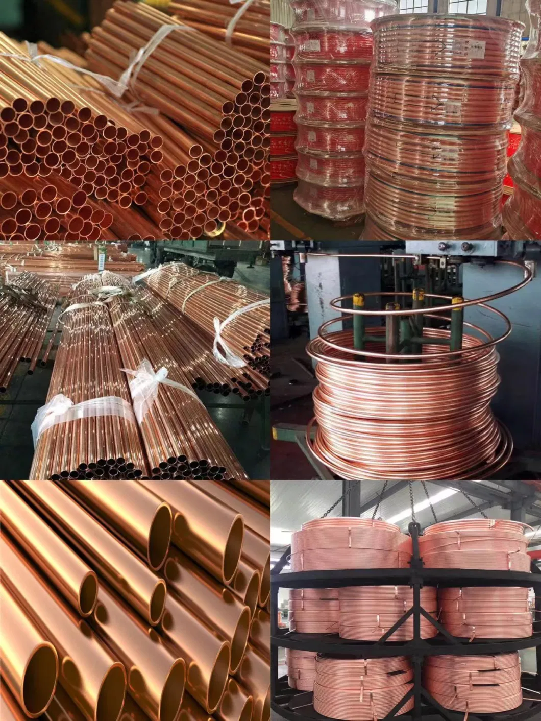 Super Manufacturer 1/4 5/8 Inch Type K L M Air Conditioner Pancake Coil Copper Tubing 6.35*0.7mm Copper Tube/Brass Pipe Tube for Air Conditioner