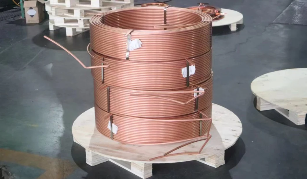 High Quality Refrigeration Air Conditioner Connecting Copper Pipe Manufacture Pancake Coil Copper Tube