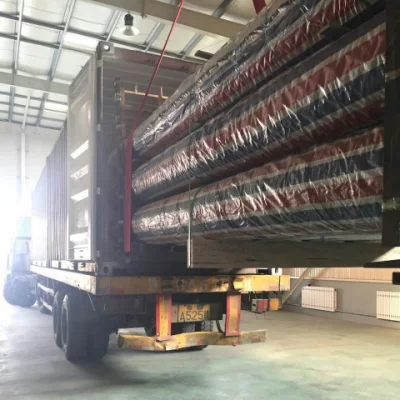 Cilindro rotondo in alluminio per carrello sgombroso
