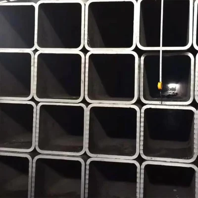 Q195 tubo quadrato in acciaio a basso tenore di carbonio 25 X 25 mm MS Tubo tubo a sezione cava laminato a caldo tubo