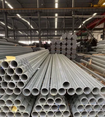 Cina Produttore materiale da costruzione processo filettato a caldo senza saldatura Gi Q195 Q235B rivestimento in zinco Z275 Z100 acciaio zincato tubo zincato Tubo rettangolare