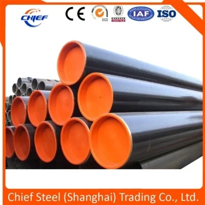ASTM en BS GB JIS DIN DN500 carbonio di grandi dimensioni ASME B36.10 senza cuciture tubo e tubo in acciaio PE Sch40 / Sch80 / Sch160 Smls/tubi in lega/