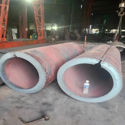 Fornitura colonna Wind Power parete spessa saldatura tubo dritto Bobina da parete spessa 16mn Q355b Q355D tubo a bassa lega /tubo