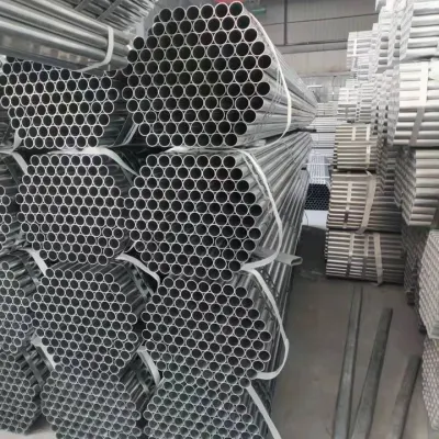 Vendita diretta in fabbrica alta qualità Q235 Q345 Hot DIP da 4&quot; Tubo in acciaio zincato rotondo tubo Gi tubo in acciaio pre-galvanizzato