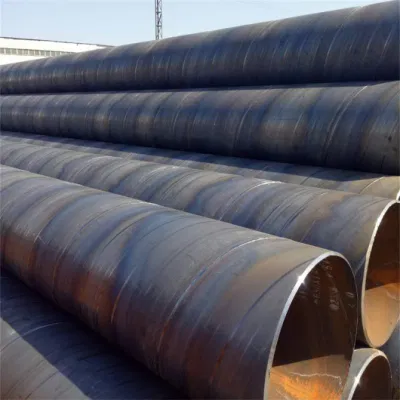 Sega SSAW per olio e gas ERW DIN 2458 St37.2/ St52.3 API-5L Line rivestimento tubazioni in acciaio al carbonio saldatura a spirale anticorrosione Elicoidale