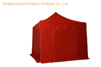 3X3m Outdoor Folding Pop up Marquee Canopy Gazebo Exhibition Party Tenda per matrimoni, cupola, Tenda, Tenda turistica, rossa