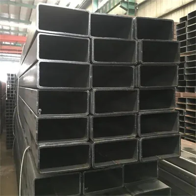 A213 T5 DIN 17455 lega senza saldatura MS acciaio al carbonio nero Tubo rettangolare cavo pre-galvanizzato 25x25mm
