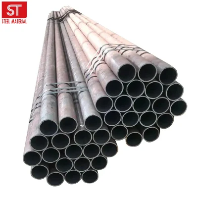 Tubo in acciaio al carbonio ERW ASTM A53 GRB per olio Gasdotto senza saldatura tubo in acciaio al carbonio API 5L X52 Nero Taglio rotondo ASTM certificato di prova per laminatoio tubo in acciaio