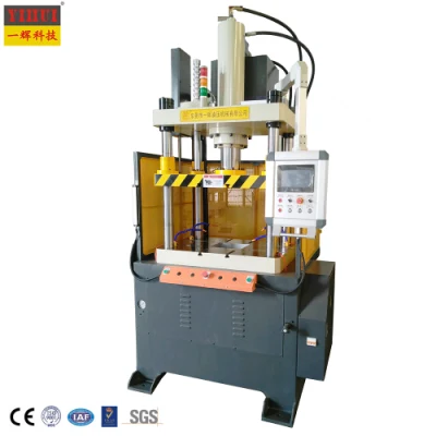 PLC Control rivettatrice automatica verticale Yihui pressa a pressione olio