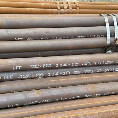 Tubo in acciaio senza saldatura di alta qualità 30CrMo 42CrMo 40cr 42CrMo4 4140 4130 A106 Gr. B tubo/tubo in lega di acciaio al carbonio