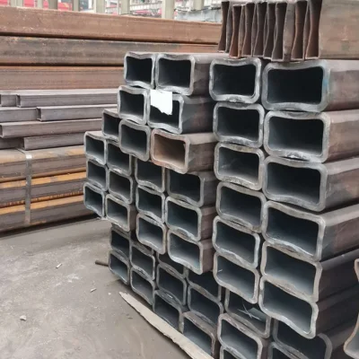 Q195 tubo quadrato in acciaio a basso tenore di carbonio 25 X 25 mm MS Tubo tubo a sezione cava laminato a caldo tubo