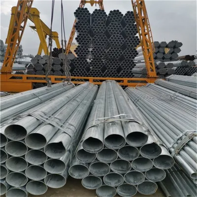 Cina Produttore materiale da costruzione processo filettato a caldo senza saldatura Gi Q195 Q235B rivestimento in zinco Z275 Z100 acciaio zincato tubo zincato Tubo rettangolare