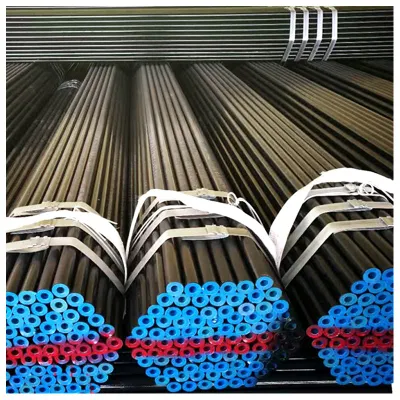 ASTM A106 Gr. B SCH 40 80 160 tubo senza saldatura in acciaio al carbonio ASME B36.10 tubo in acciaio inox rivestito in PE o verniciato nero