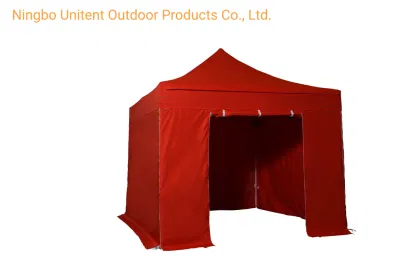 3X3m Outdoor Folding Pop up Marquee Canopy Gazebo Exhibition Party Tenda per matrimoni, cupola, Tenda, Tenda turistica, rossa
