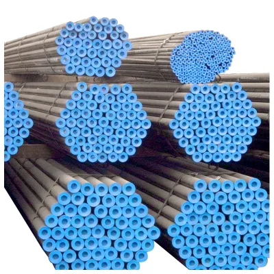ASTM A106 Gr. B SCH 40 80 160 tubo senza saldatura in acciaio al carbonio ASME B36.10 tubo in acciaio inox rivestito in PE o verniciato nero