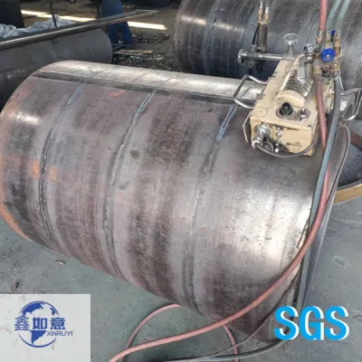 Serbatoio ad alta pressione Sch140 da 20 pollici con saldatura SA516 Gr70 al carbonio / tubo in acciaio legato