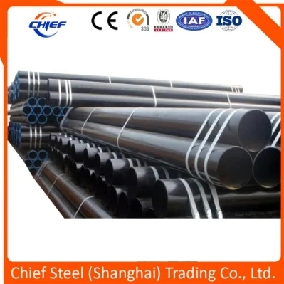 ASTM en BS GB JIS DIN DN500 carbonio di grandi dimensioni ASME B36.10 senza cuciture tubo e tubo in acciaio PE Sch40 / Sch80 / Sch160 Smls/tubi in lega/